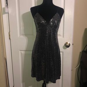 Black Sparkly Party Dress